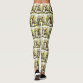 Labrador met Pasen Eieren Leggings (Achterkant)