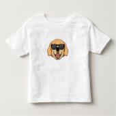 Labrador met zonnebril kinder shirts (Voorkant)