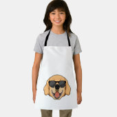 Labrador met zonnebril schort (Insitu)