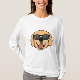 Labrador met zonnebril t-shirt