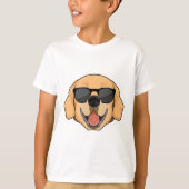 Labrador met zonnebril t-shirt (Voorkant)