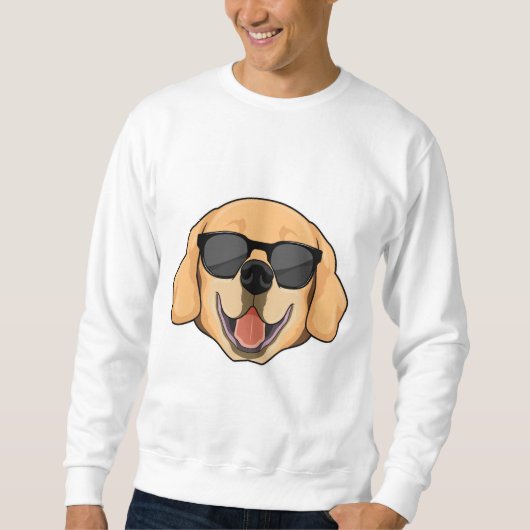 Labrador met zonnebril trui (Voorkant)