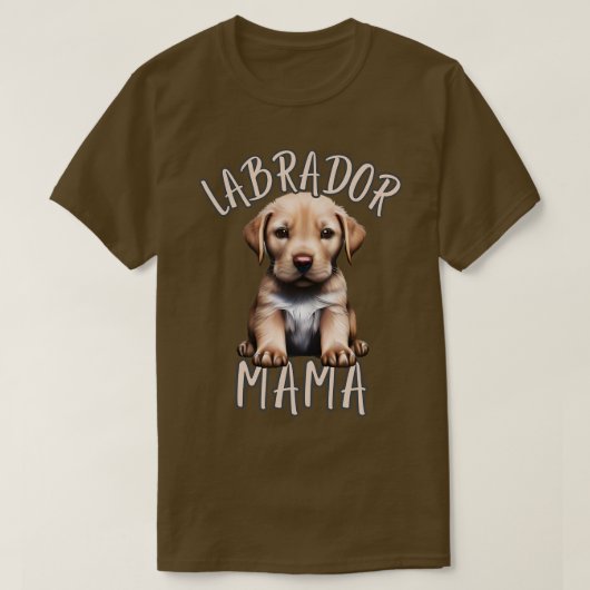 labrador moeder 6 t-shirt (Design voorkant)