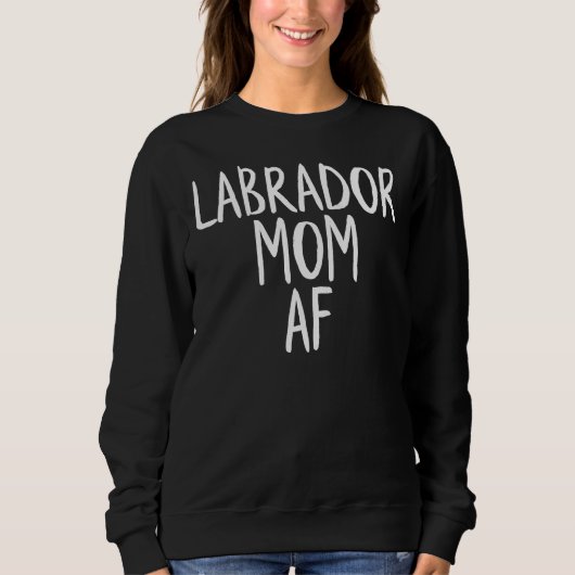 Labrador Moeder Af Hoesje Trui (Voorkant)