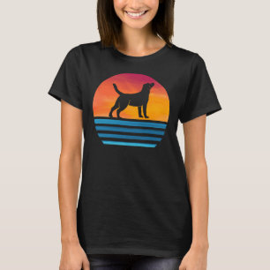 Labrador Moeder Hond Silhouet Labrador Retri T-shirt
