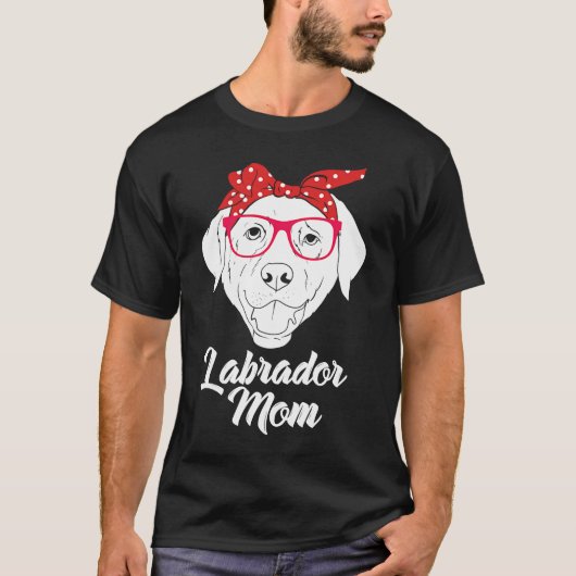 Labrador Moeder Labrador Moeder Dog Vrouwen T-shirt (Voorkant)
