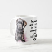 Labrador Moeder Schattige Trendy Puppy Dog Koffiemok (Voorkant links)