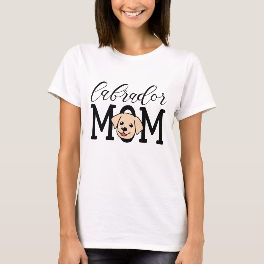 Labrador Moeder T-shirt (Voorkant)
