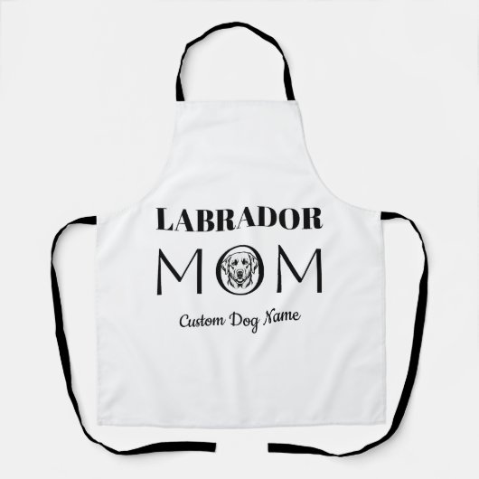Labrador MOEDER Verjaardagscadeau Voor Moeder, Hon Schort (Voorkant)