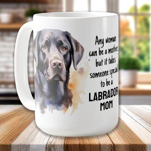 Labrador Moeder - Zwart Lab Hondenliefhebber - Moe Koffiemok