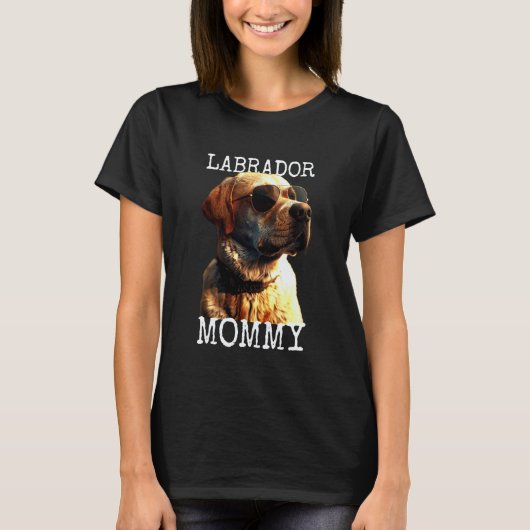Labrador Moeders Moeder Moedersdag Labrador Re T-shirt (Voorkant)