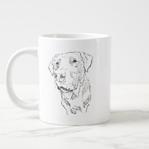 Labrador Mok, Hondenmoeder Koffie Keramiek Grote Koffiekop