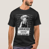 Labrador Mok Shot Strafhond T-shirt (Voorkant)