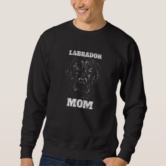 Labrador Mom Dogs Lover Premium Trui (Voorkant)