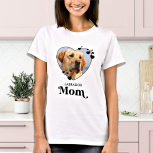 Labrador MOM Persoonlijk Hondenliefhebber foto T-shirt