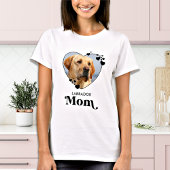 Labrador MOM Persoonlijk Hondenliefhebber foto T-shirt