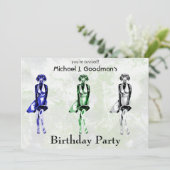 Labrador Monroe - Style sjabloon uitnodiging (Staand voorkant)