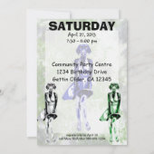 Labrador Monroe - Style sjabloon uitnodiging (Achterkant)