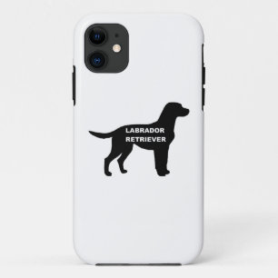 Labrador naam Silhouette Case-Mate iPhone Case