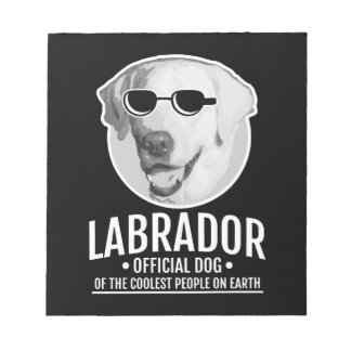 Labrador Official Dog Of The Coolest People Notitieblok