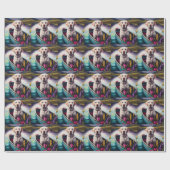 Labrador op een peddel: een Schilderachtig avontuu Cadeaupapier (Vlak)