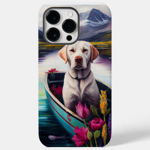 Labrador op een peddel: een Schilderachtig avontuu Case-Mate iPhone 14 Pro Max Hoesje