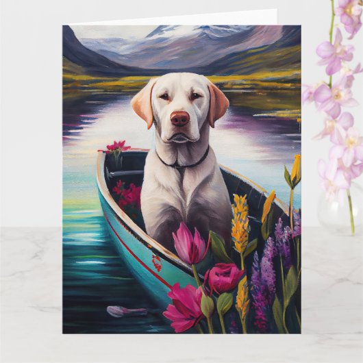Labrador op een peddel: een Schilderachtig avontuu Kaart (Orchidee)