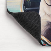 Labrador op een peddel: een Schilderachtig avontuu Muismat (Hoek)