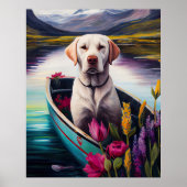 Labrador op een peddel: een Schilderachtig avontuu Poster (Voorkant)