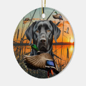  Labrador Ornament, Flying Duck Keramisch Ornament (Links)