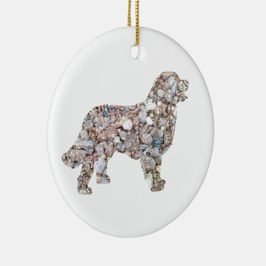 Labrador-Ornament Keramisch Ornament (Rechts)