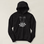 Labrador Owner Gift Three Things You Don't Mess. P Hoodie (Design voorkant)