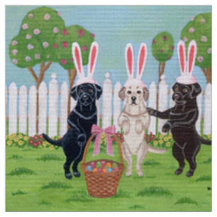 Labrador PaasBunnies! Stof
