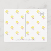 Labrador Paaskonijntjes Tuin Vakantie Kaart (Achterkant)