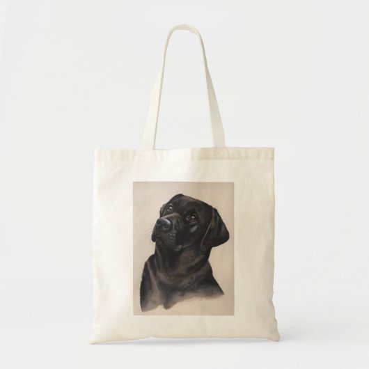 Labrador Painted in Waterverf Tote Bag (Voorkant)