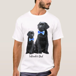 Labrador Pap - Black Lab Vaders Dag Schattigee Hon T-shirt