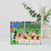 Labrador Party Briefkaart (Staand voorkant)
