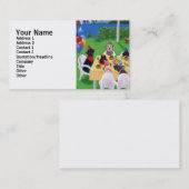 Labrador Party Painting Visitekaartje (Voorkant / Achterkant)