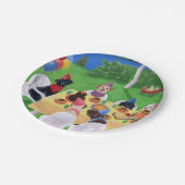 Labrador Party Paper-Borden Papieren Bordje (Gekanteld)