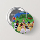 Labrador Party Ronde Button 5,7 Cm (Voorkant /achterkant)