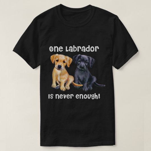 Labrador Pet Dog Funny T Shirt Gift Black golden y (Design voorkant)