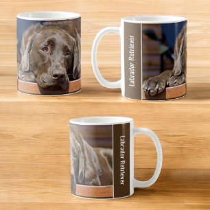Labrador Photo Placeholder Side Handtekst Koffiemok