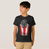 labrador popcorn t-shirt (Voorkant volledig)