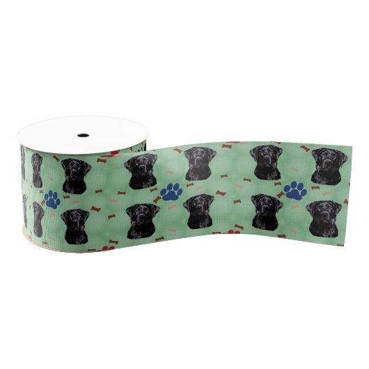 Labrador Portrait Grosgrain Lint (Spoel)