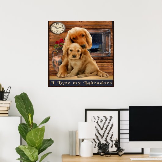 Labrador-posters Poster (Thuiskantoor)