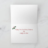 Labrador Puppies en Sleigh Christmas Kaart (Binnen)