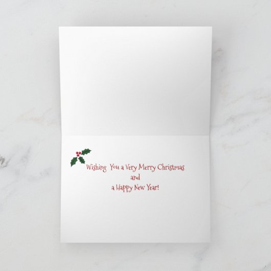 Labrador Puppies en Sleigh Christmas Kaart (Binnen)