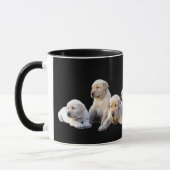 Labrador puppies - Gepersonaliseerd Mok (Links)