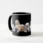 Labrador puppies - Gepersonaliseerd Mok (Voorkant links)