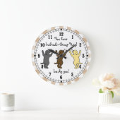 Labrador Puppies Group Hug Grote Klok (Huis)